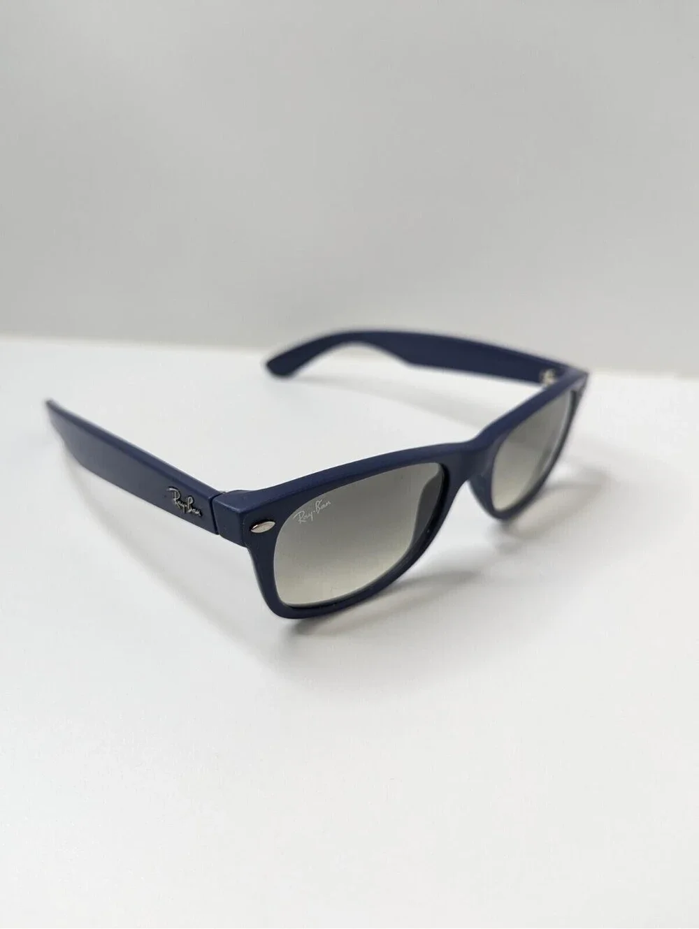 RAY BAN Sunglasses WAYFARER 2132 605371 BLUE/GRAY 55mm Classic Style Retro Cool